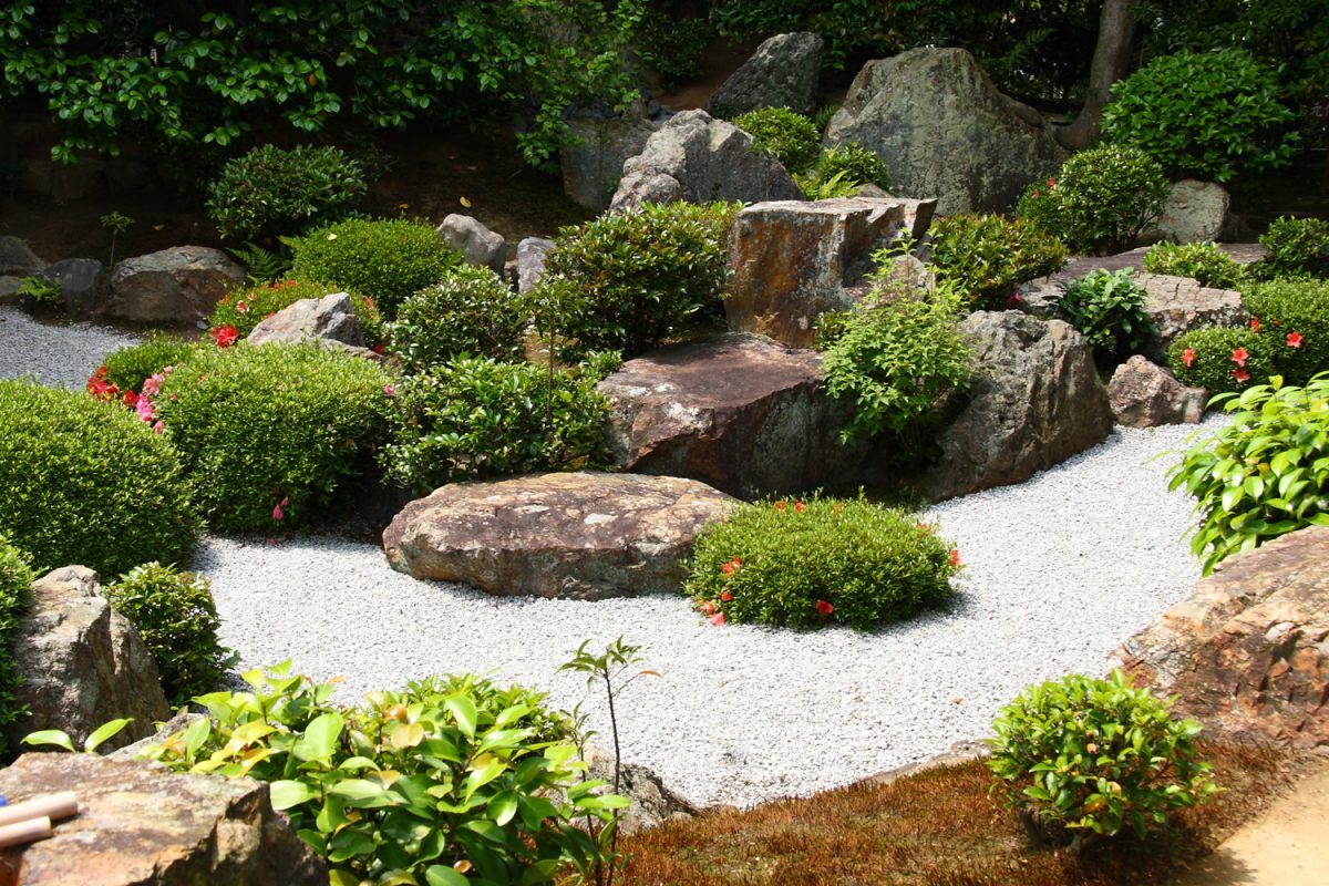 Japanese zen gardens in Kyoto
